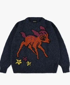 Howlin Acid Deer With Flowers - Blue (Women) Fashion