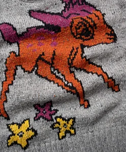 Howlin Acid Deer With Flowers - Grey (Women) Online