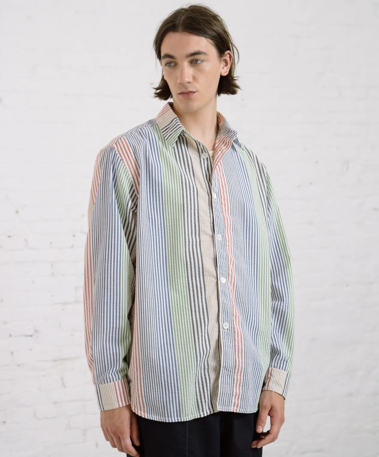 Howlin Afterthoughts Shirt - Seersucker Mix Cheap