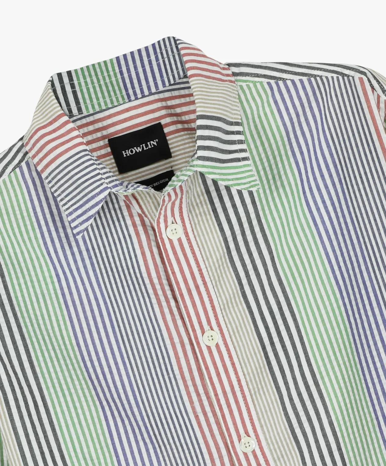 Howlin Afterthoughts Shirt - Seersucker Mix Cheap