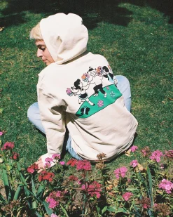 Good Morning Tapes All Welcome Garden Pullover - Natural Cheap