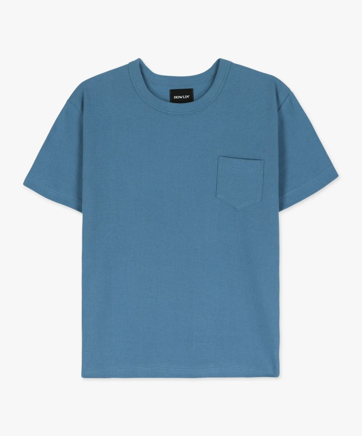 Howlin Belgian Waffle T-shirt - Blue Lover Clearance