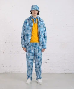 Howlin Boxy Swing Jacket - Blue Madras Patchwork Cheap