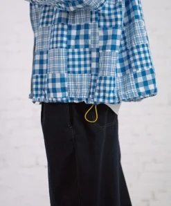 Howlin Boxy Swing Jacket - Blue Madras Patchwork Cheap