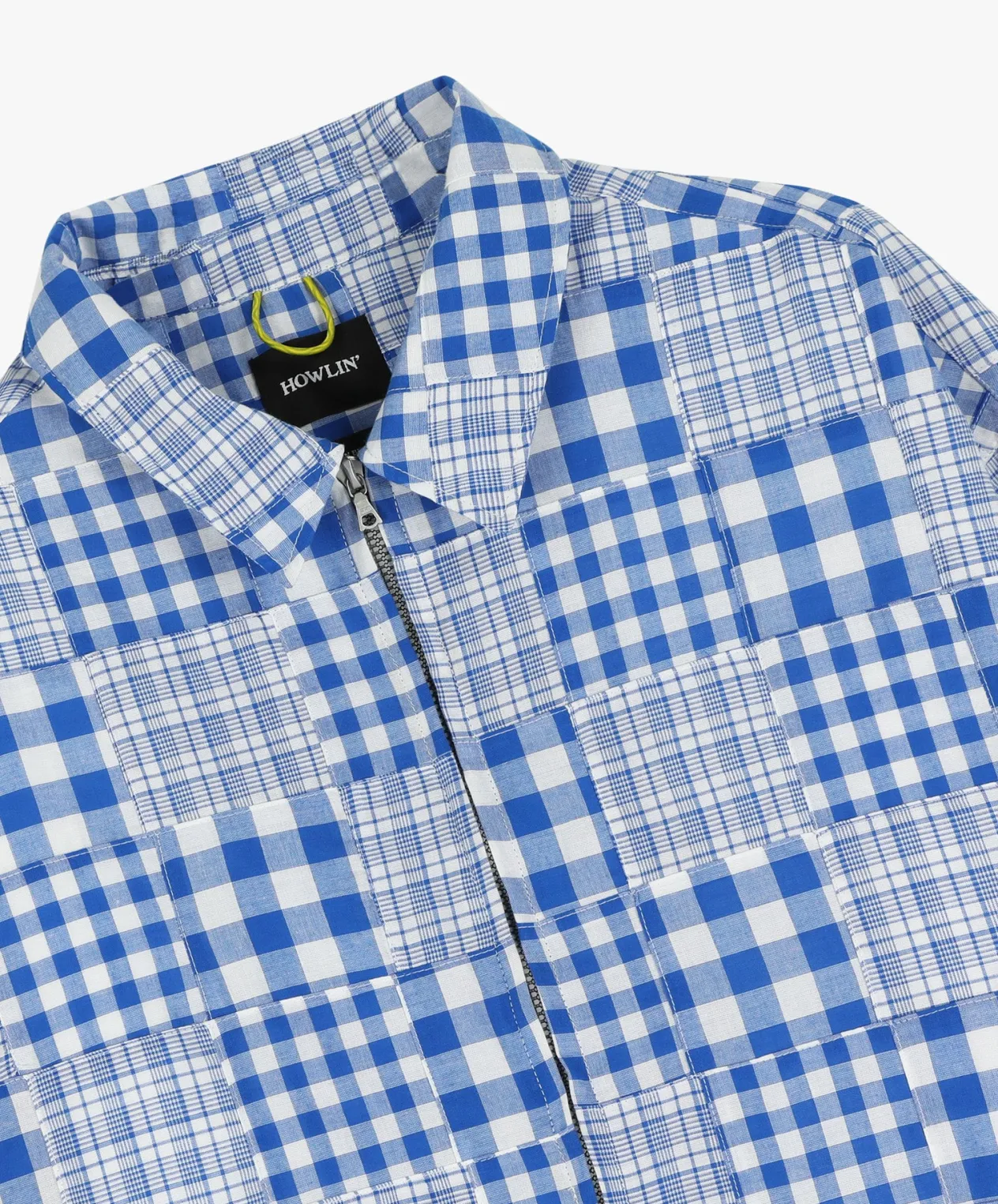 Howlin Boxy Swing Jacket - Blue Madras Patchwork Cheap
