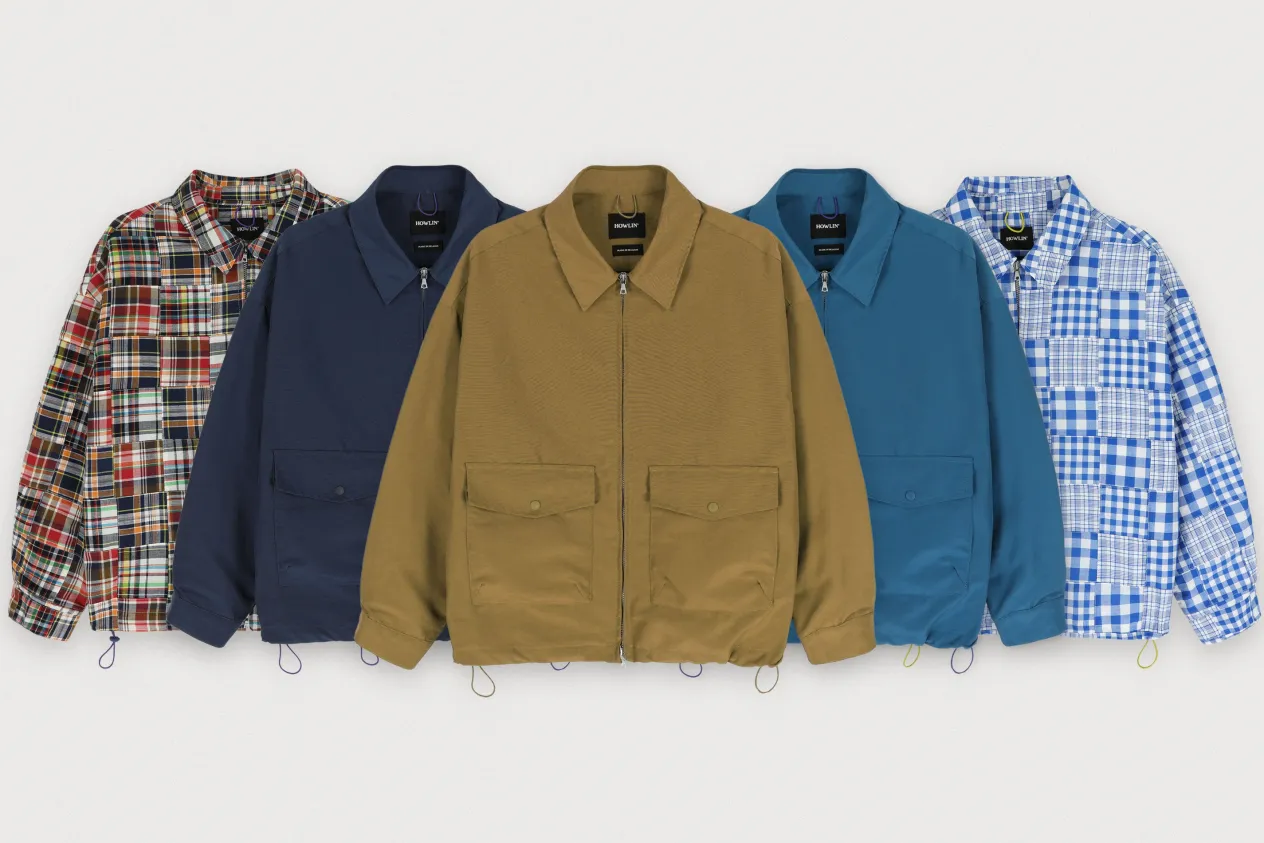 Howlin Boxy Swing Jacket - Blue Madras Patchwork Cheap
