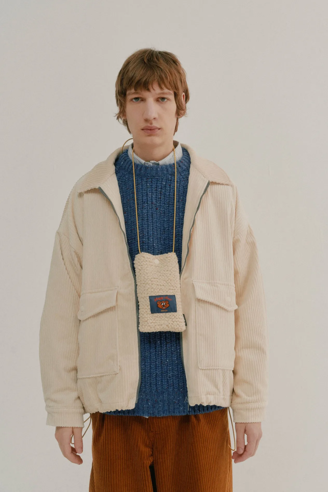 Howlin Boxy Swing Jacket - Corduroy Ecru Discount