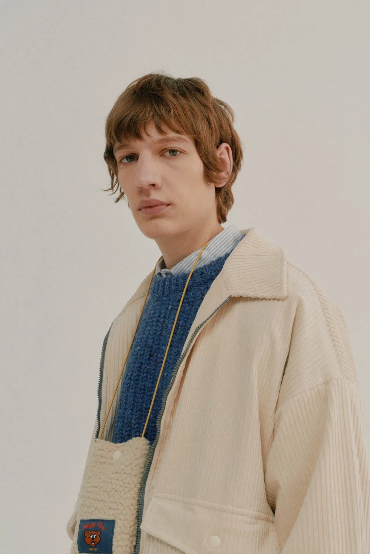 Howlin Boxy Swing Jacket - Corduroy Ecru Discount
