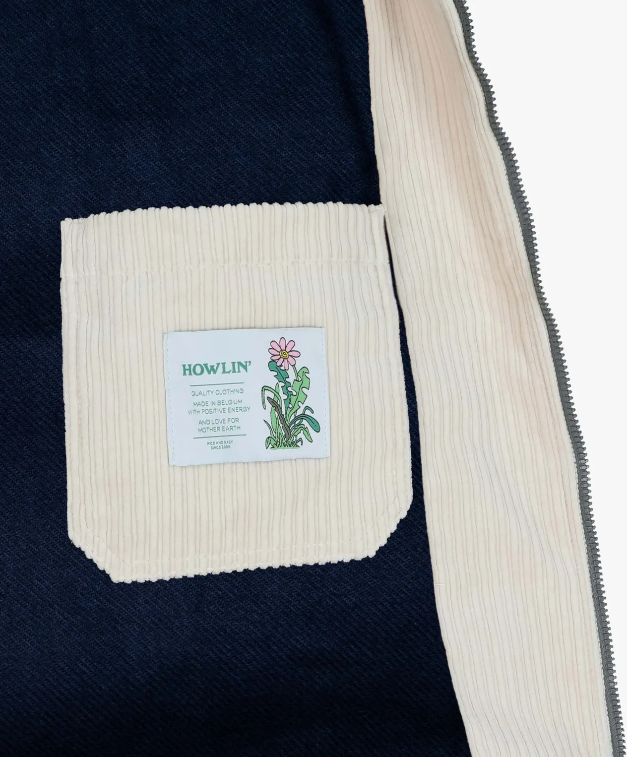Howlin Boxy Swing Jacket - Corduroy Ecru Discount