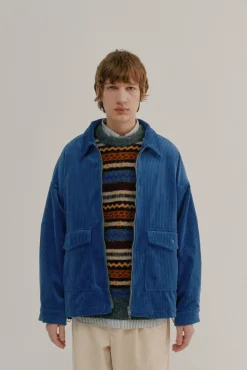 Howlin Boxy Swing Jacket - Corduroy Blue Store