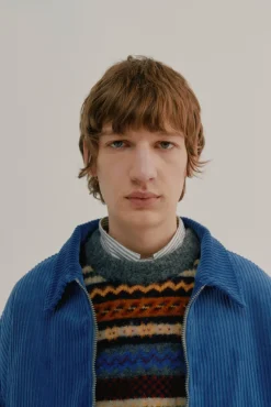 Howlin Boxy Swing Jacket - Corduroy Blue Store