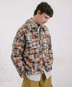 Howlin Boxy Swing Jacket - Multi Madras Patchwork Hot