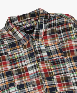 Howlin Boxy Swing Jacket - Multi Madras Patchwork Hot