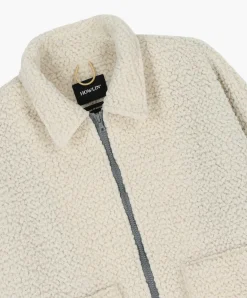 Howlin Boxy Swing Jacket For Women - Recycled Shearling Ecru (Women) Flash Sale