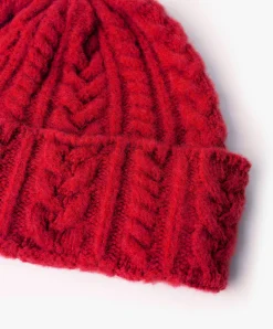 Howlin Cable Festival Hat - Red Fire Cheap
