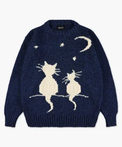 Howlin Cats In Space - Blue Best Sale