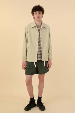 Howlin Coach Your Jacket - Ecru Seersucker Best Sale