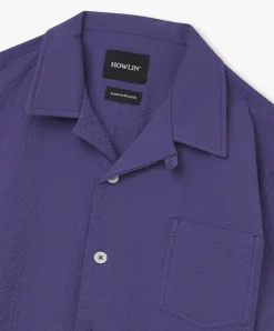 Howlin Cocktail Shirt - Purple Seersucker Outlet