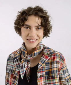 Howlin Cocktails For The Girls Please Shirt - Multi Madras Patchwork (Women) Fashion