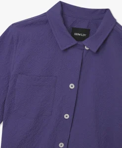 Howlin Cocktails For The Girls Please Shirt - Purple Seersucker (Women) Fashion