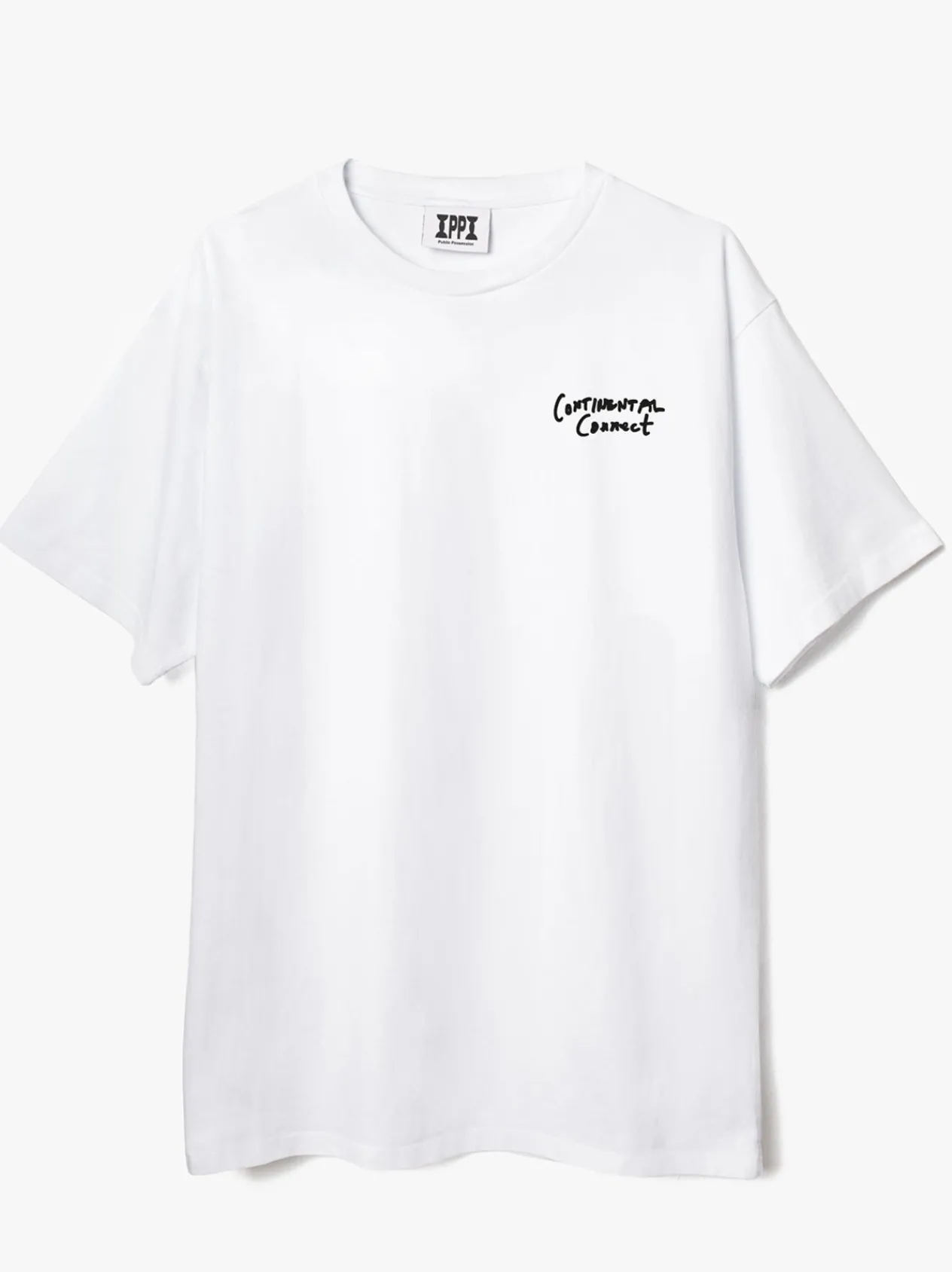 Public Possession Continental Connect T-Shirt - White Cheap