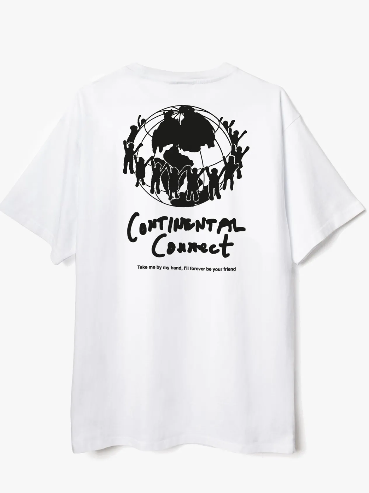 Public Possession Continental Connect T-Shirt - White Cheap