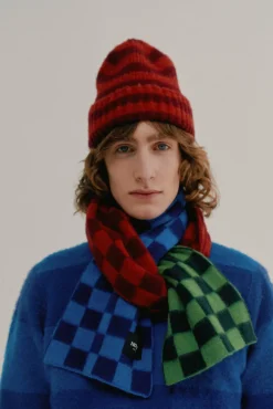 Howlin Cosmic Checkerboard Scarf - Forest Sale