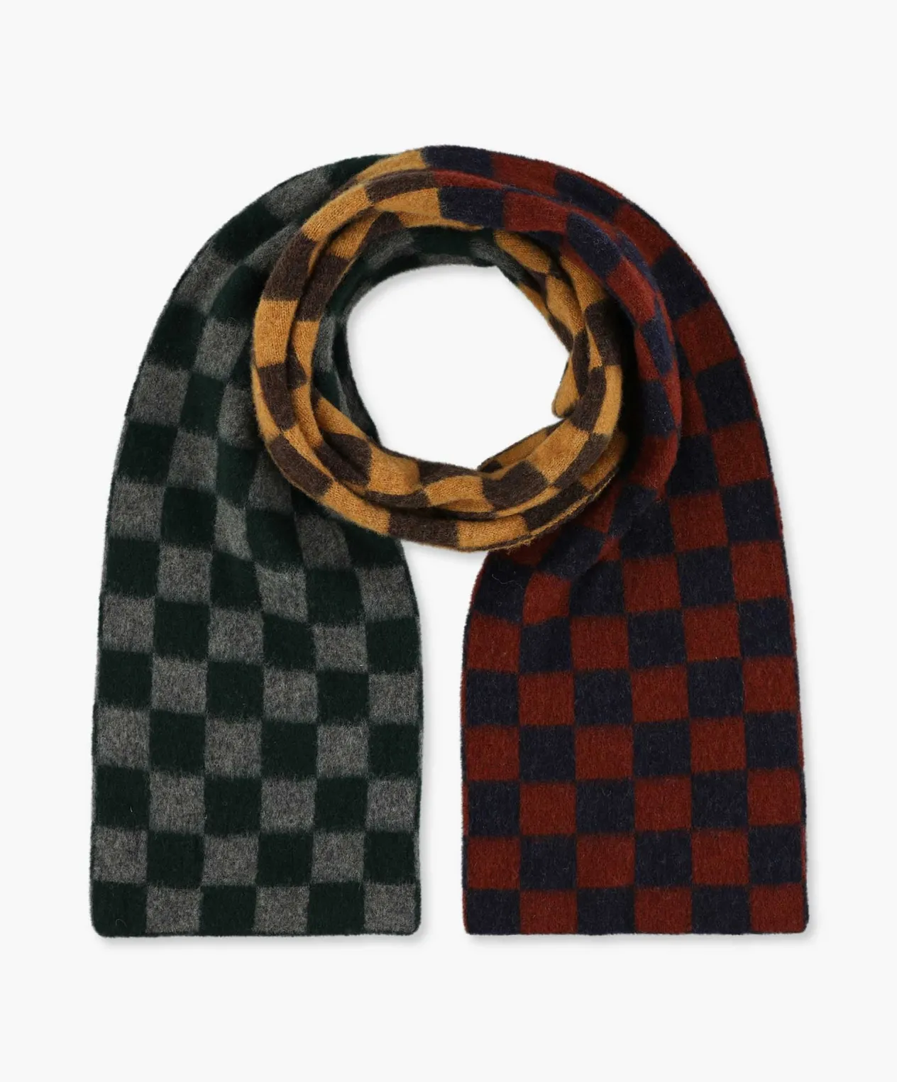 Howlin Cosmic Checkerboard Scarf - Navy Outlet
