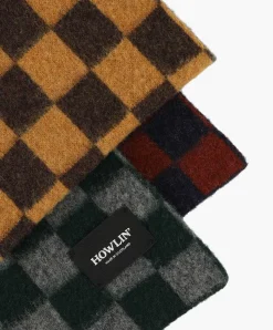 Howlin Cosmic Checkerboard Scarf - Navy Outlet