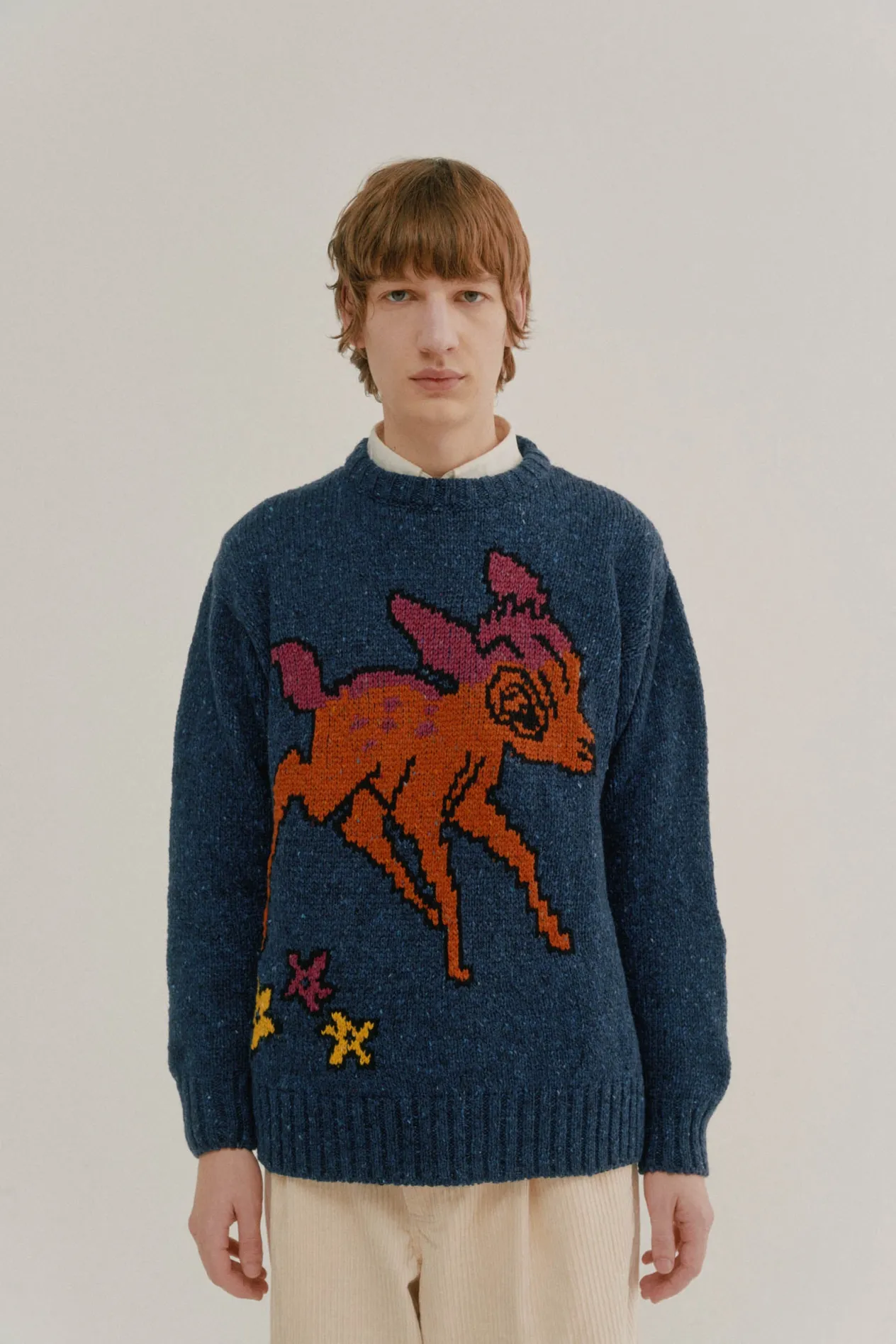 Howlin Cosmic Deer - Blue Best