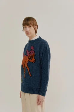 Howlin Cosmic Deer - Blue Best