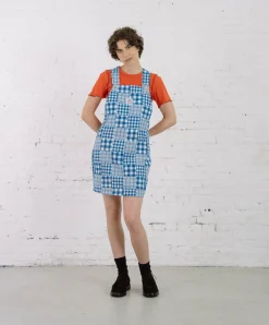 Howlin Cosmic Dress - Blue Madras Patchwork (Women) Best