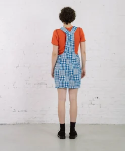 Howlin Cosmic Dress - Blue Madras Patchwork (Women) Best