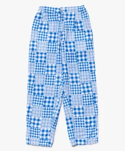 Howlin Cosmic Pants - Blue Madras Patchwork Store