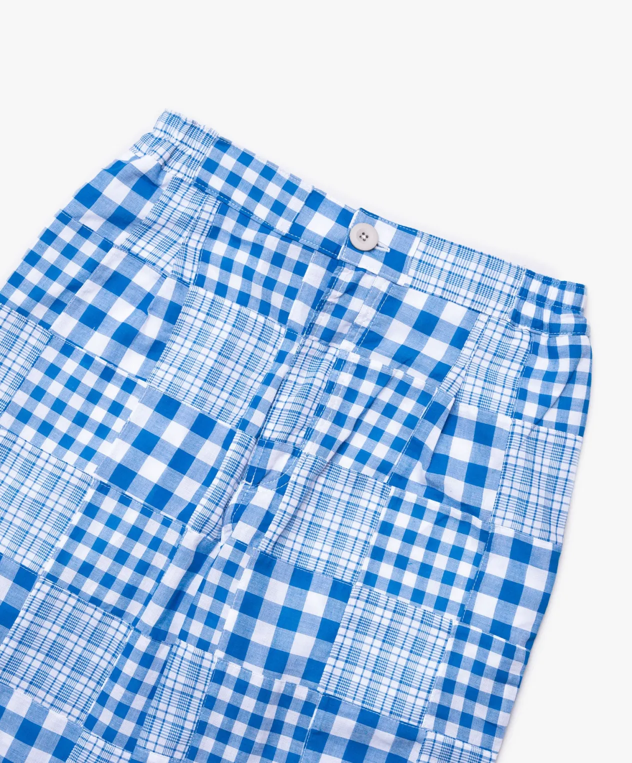 Howlin Cosmic Pants - Blue Madras Patchwork Store