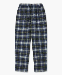 Howlin Cosmic Pants - Brushed Japanese Wool Check Blue Mix Outlet