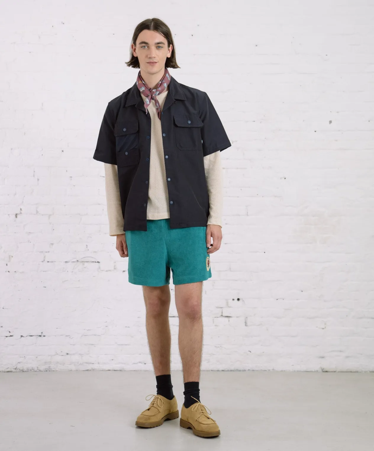 Howlin Cosmic Safari Shirt - Navy Water Repellent Nylon Clearance