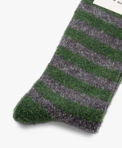 Howlin Cosmonaut Socks - Dark Grey / Green Cheap