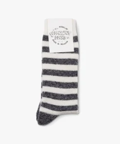Howlin Cosmonaut Socks - White / Grey Shop