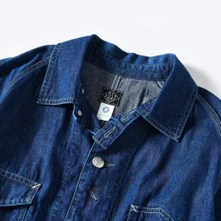 Post O'Alls Engineer's Jacket - Deep Washed Indigo Sale