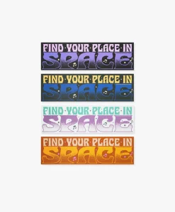 Howlin Find Your Place In Space Bumper Sticker Shop