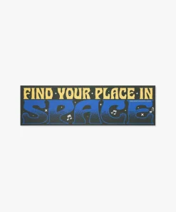 Howlin Find Your Place In Space Bumper Sticker Shop
