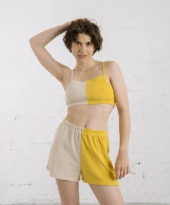 Howlin Flaming Grooves Shorts - Daffodil (Women) Outlet