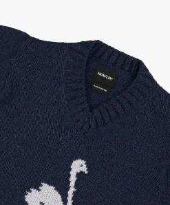 Howlin Free All Swans - Longsleeve - Navy (Women) Shop
