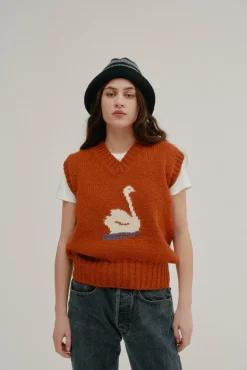 Howlin Free All Swans - Slipover - Orange (Women) Hot