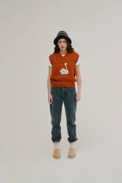 Howlin Free All Swans - Slipover - Orange (Women) Hot