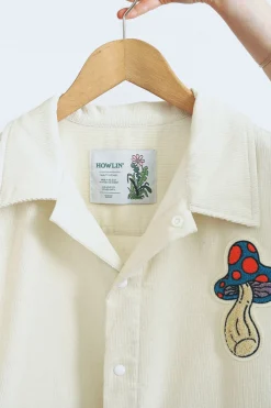 Howlin Future Days Shirt - Ecru Summer Corduroy Online
