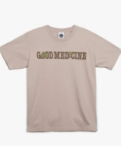 Good Morning Tapes Good Medicine SS Tee - Sand Cheap