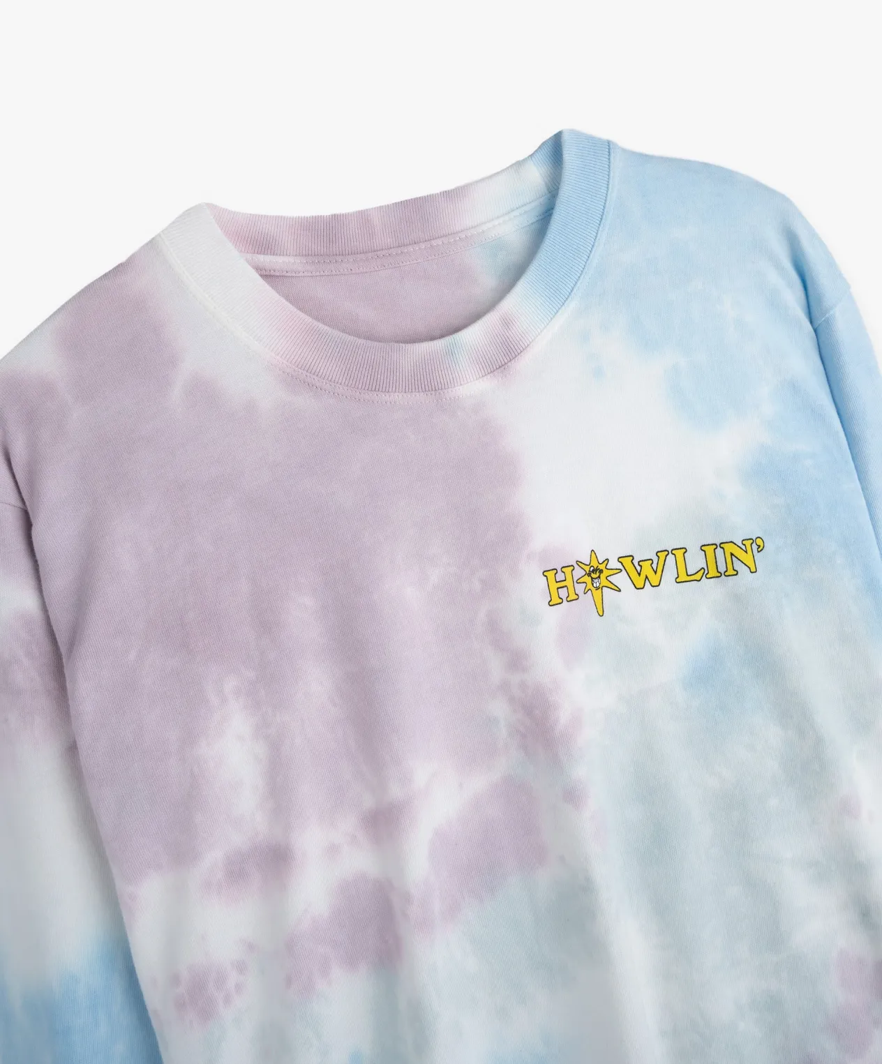 Howlin ' Tie Dye T-shirt - Long Sleeve - Summer Mix New