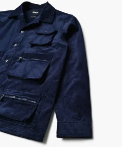 Howlin Innerspace Shirt - Navy Summer Corduroy Online